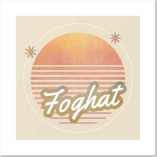 foghat ll retro moon Posters and Art